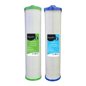 AquaCo Classic 20 x 4.5 Sediment & Carbon Replacement Filters